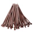 BOLSA 100 BRIDAS NYLON MARRON 4.8x200