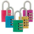 CANDADO COMBINACION 30mm ALUMINUIO COLORES SURTIDOS