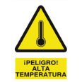 CARTEL PELIGRO ALTA TEMPERATURA