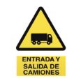 CARTEL ENTRADA Y SALIDA DE CAMIONES 210x297 COFAN