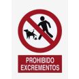 CARTEL PROHIBDO EXCREMENTOS 297X210