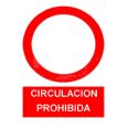 CARTEL PROHIBIDO CIRCULAR 210X297 MULTISE&Ntilde;AL