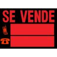 CARTEL -SE VENDE- 55X35