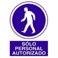 CARTEL SOLO PERSONAL AUTORIZADO 210X148 COFAN