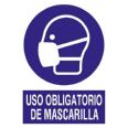 CARTEL USO OBLIGATORIO DE MASCARILLA