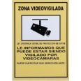 CARTEL ZONA VIDEOVIGILANCIA 210X148 COFAN
