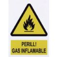 CARTELL PERILL GAS INFLAMABLE
