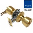 CERRADURA TESA POMO LLAVE-CONDENA 3500 LATON MATE TULIPA