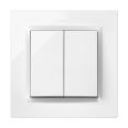 CONMUTADOR DOBLE SIMON 10 BLANCO