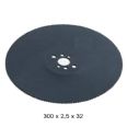 DISCO HSS CORTE METALES 300X2.5