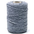 BOBINA HILO RAFIA COLOR GRIS 200gr. 120m.