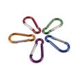 MOSQUETON ALUMINIO COLORES 6x60
