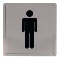 PLACAS SE&Ntilde;ALIZACI&Oacute;N ADHESIVAS HOMBRE INOX 140X140