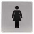 PLACAS SE&Ntilde;ALIZACI&Oacute;N ADHESIVAS MUJER INOX 140X140