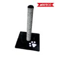 RASCADOR SAVANNA POSTE NEGRO 63x40x40CM NAYECO