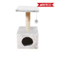 RASCADOR SAVANNA TOWN GRIS CLARO 60x30x30CM NAYECO