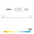 PANTALLA LED 48W 150cm 4700 LUMENS 6.400K (LUZ FRIA) EDM