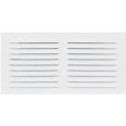REJILLA ALUMINIO BLANCA 20x10 