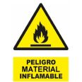 SE&Ntilde;AL ADHESIVA -ATENCION MATERIAS INFLAMABLES- 148X105 COFAN