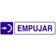 SE&Ntilde;AL ADHESIVA "EMPUJAR" CON DIBUJO COFAN