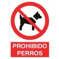 CARTEL PROHIBIDO PERROS