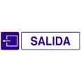 SE&Ntilde;AL ADHESIVA "SALIDA" CON DIBUJO COFAN