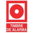 SE&Ntilde;AL LUMINISCENTE PULSADOR DE ALARMA 297X210