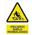 CARTEL PERLIGRO SUELO REBALADIZO