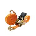 TRINQUETE RATCHET CINTA 25MM C/GANCHOS 5M.